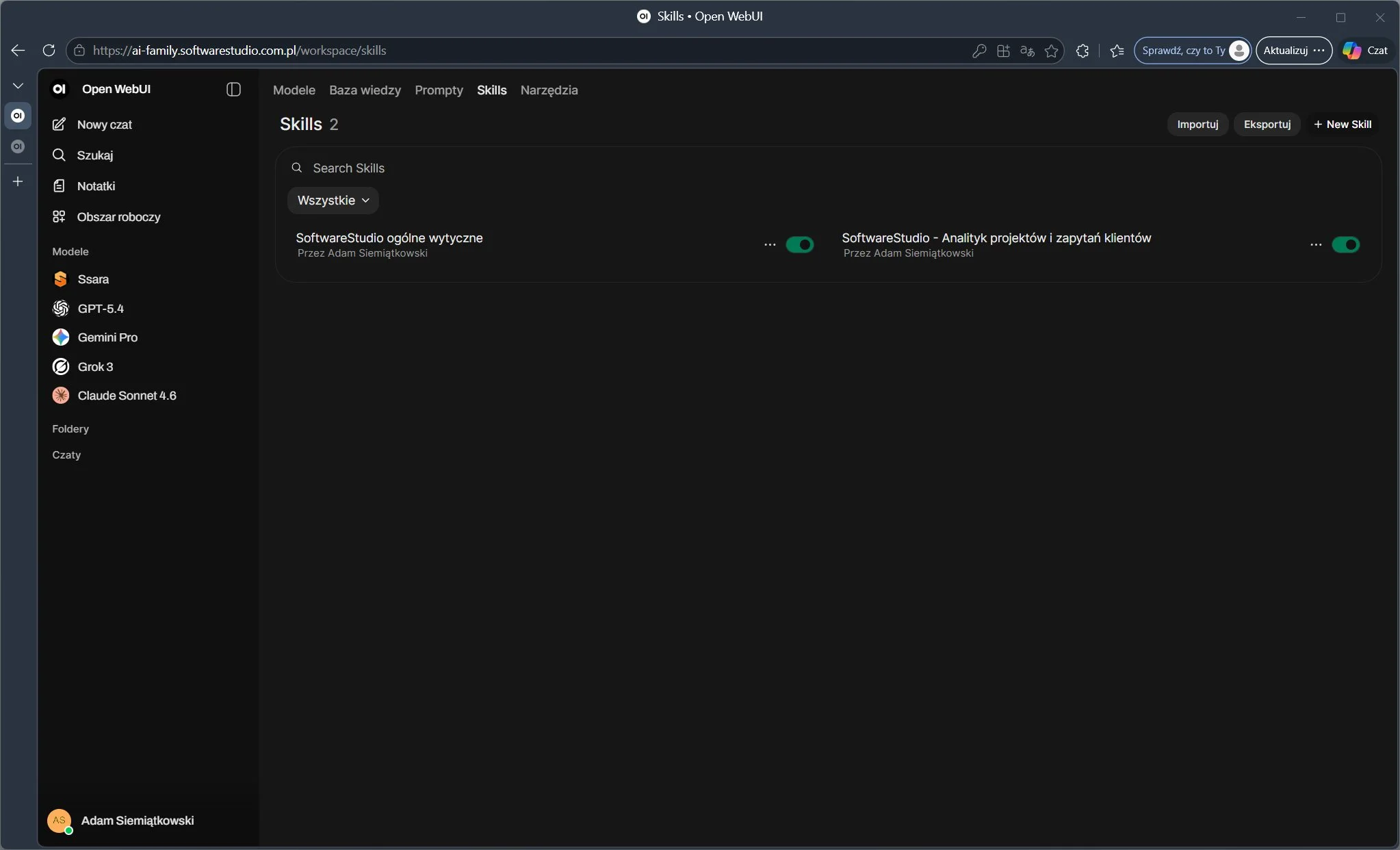 Open webui ai family SoftwareStudio