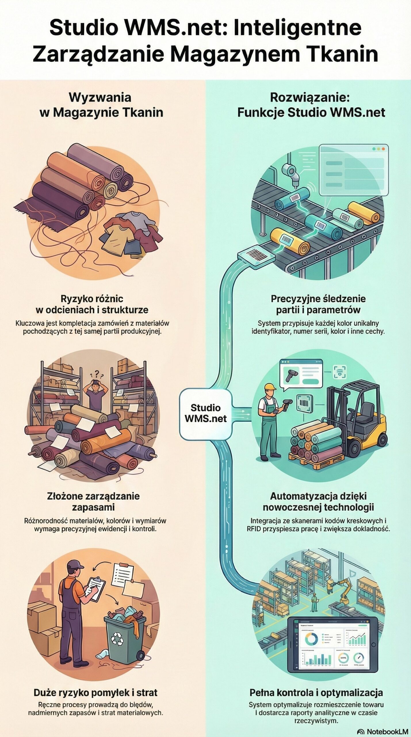 Inteligentne Zarządzanie Magazynem Tkanin