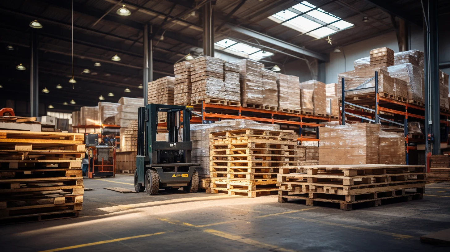 Wydania palet z magazynu