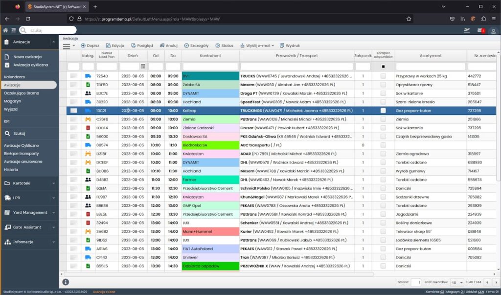Awizacje - przeglądaj i zarządzaj