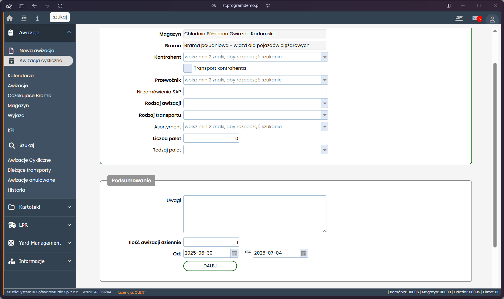 Metoda stałego cyklu dostaw