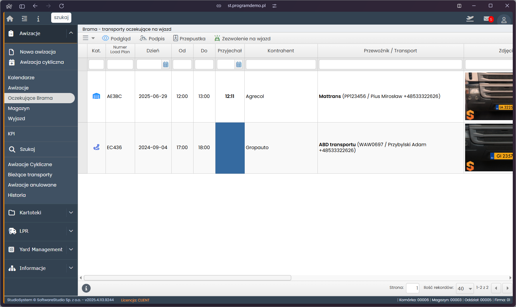 System zajętości miejsc parkingowych